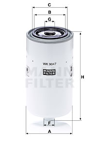 Filtru combustibil WK 9047 MANN-FILTER