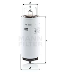 Filtru combustibil WK 9052 x MANN-FILTER