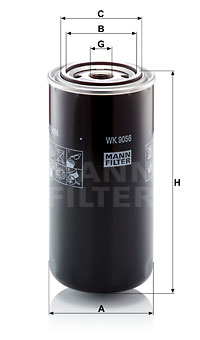 Filtru combustibil WK 9056 MANN-FILTER