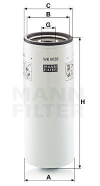 Filtru combustibil WK 9058 MANN-FILTER