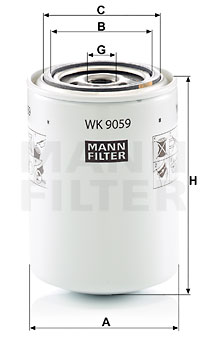 Filtru combustibil WK 9059 MANN-FILTER