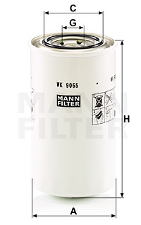 Filtru combustibil WK 9065 MANN-FILTER