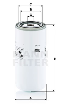 Filtru combustibil WK 929 x MANN-FILTER