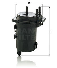 Filtru combustibil WK 939/10 x MANN-FILTER