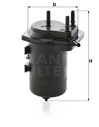 Filtru combustibil WK 939/6 MANN-FILTER