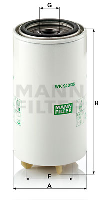 Filtru combustibil WK 940/36 x MANN-FILTER