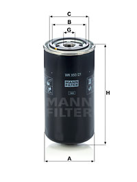 Filtru combustibil WK 950/21 MANN-FILTER