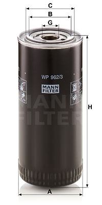Filtru combustibil WP 962/3 x MANN-FILTER
