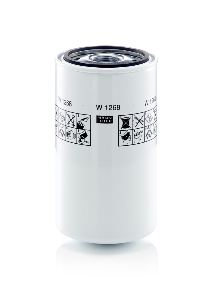 Filtru hidraulic, cutie de viteze automata W 1268 MANN-FILTER