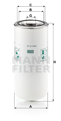 Filtru ulei W 13 145/3 MANN-FILTER