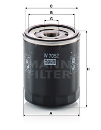 Filtru ulei W 7052 MANN-FILTER