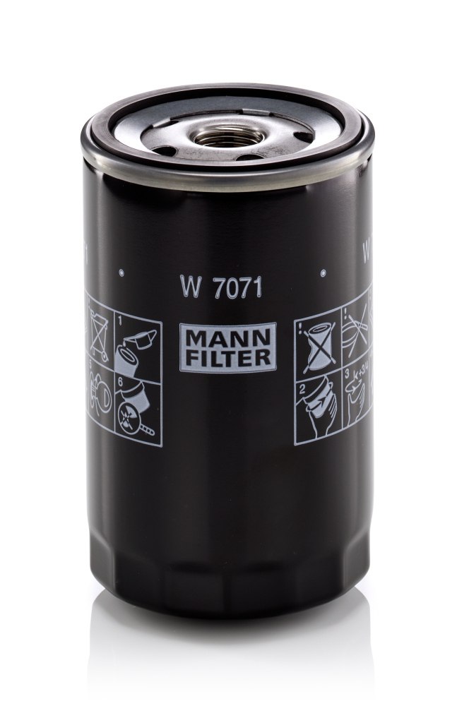 Filtrul de ulei, cutie de viteze (axa electrică) W 7071 MANN-FILTER