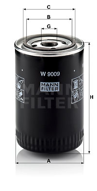 Filtru ulei W 9009 MANN-FILTER