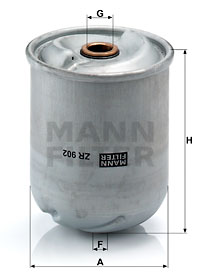 Filtru ulei ZR 902 x MANN-FILTER