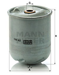 Filtru ulei ZR 903 x MANN-FILTER