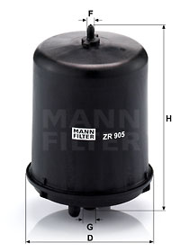 Filtru ulei ZR 905 z MANN-FILTER