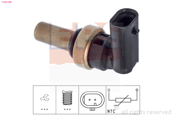Senzor,temperatura lichid de racire 1.830.388 EPS