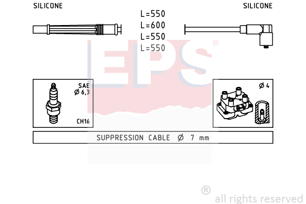 Set cablaj aprinder 1.499.246 EPS