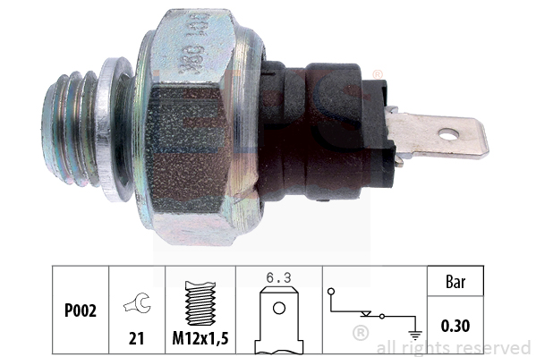 Senzor presiune ulei 1.800.001 EPS