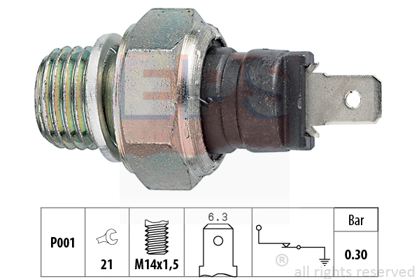 Senzor presiune ulei 1.800.005 EPS