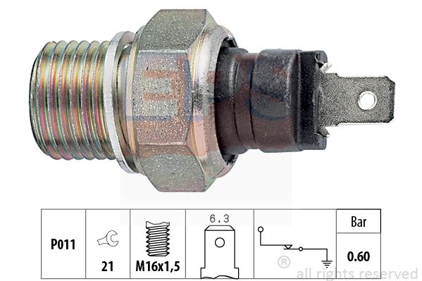 Senzor presiune ulei 1.800.021 EPS