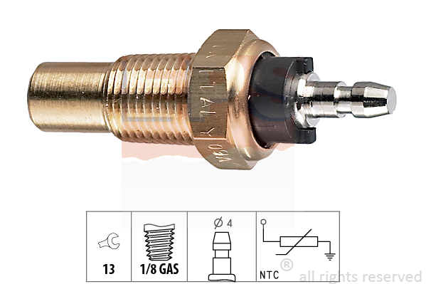 Senzor,temperatura lichid de racire 1.830.052 EPS