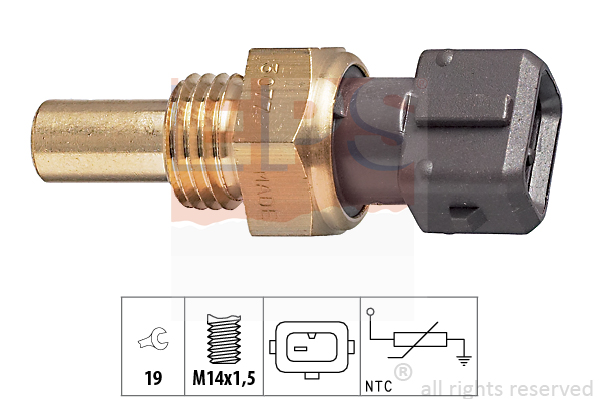 Senzor,temperatura lichid de racire 1.830.077 EPS