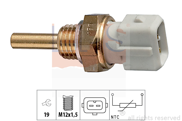 Senzor,temperatura lichid de racire 1.830.127 EPS