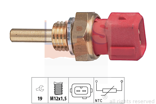 Senzor,temperatura lichid de racire 1.830.155 EPS