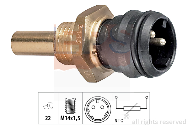 Senzor,temperatura lichid de racire 1.830.183 EPS