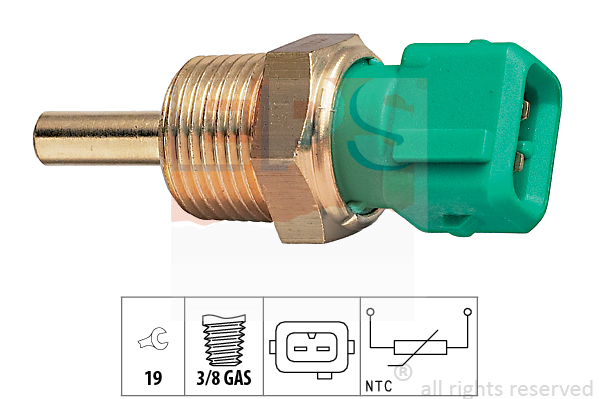 Senzor,temperatura lichid de racire 1.830.212 EPS