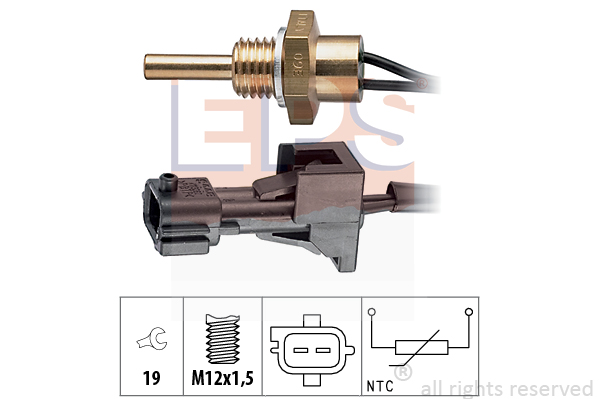 Senzor,temperatura lichid de racire 1.830.245 EPS