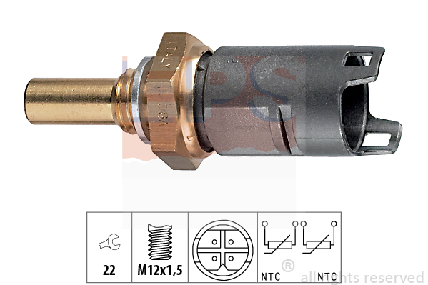 Senzor,temperatura lichid de racire 1.830.274 EPS