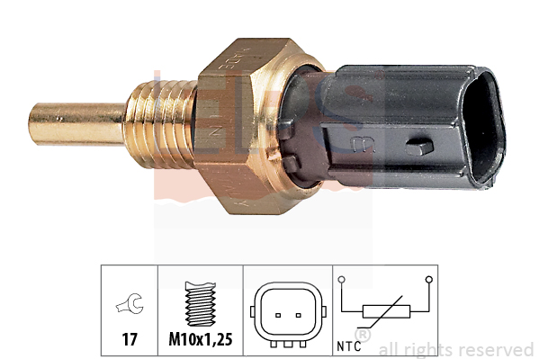 Senzor,temperatura lichid de racire 1.830.299 EPS