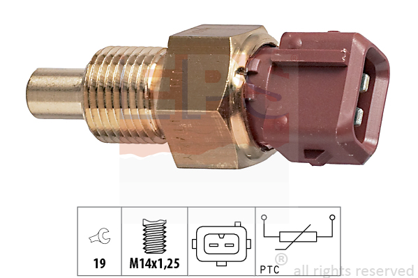 Senzor,temperatura lichid de racire 1.830.308 EPS