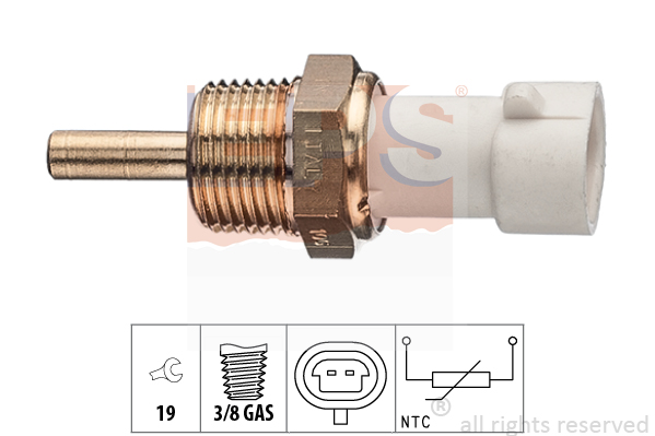 Senzor,temperatura lichid de racire 1.830.335 EPS