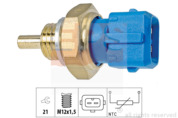 Senzor,temperatura lichid de racire 1.830.342 EPS