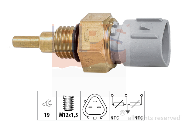 Senzor,temperatura lichid de racire 1.830.368 EPS