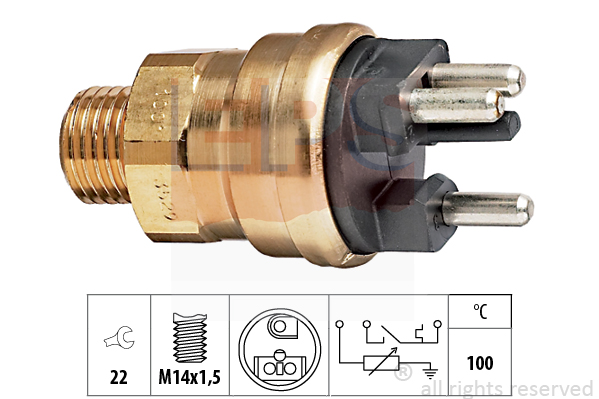 Senzor,temperatura lichid de racire 1.830.529 EPS