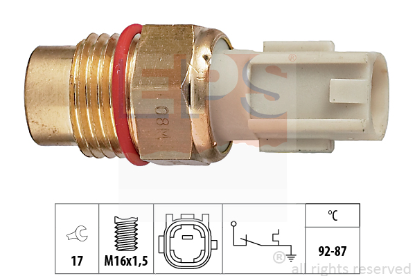 Comutator temperatura, ventilator radiator 1.850.198 EPS