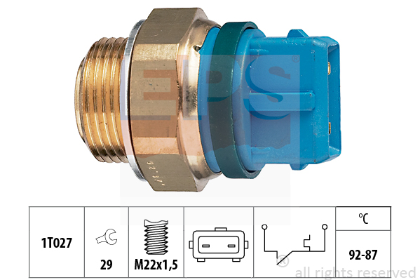 Comutator temperatura, ventilator radiator 1.850.201 EPS