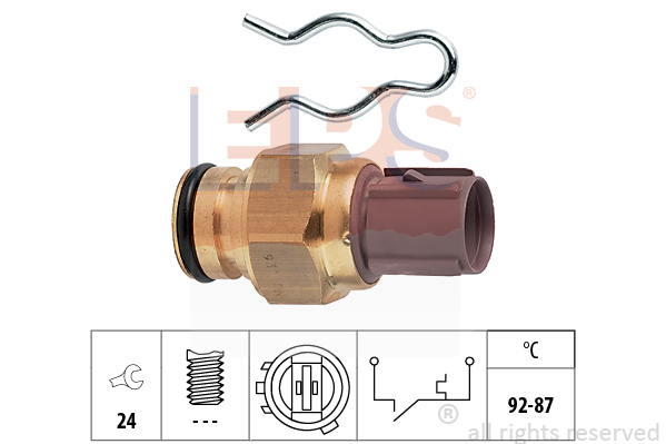 Comutator temperatura, ventilator radiator 1.850.285 EPS