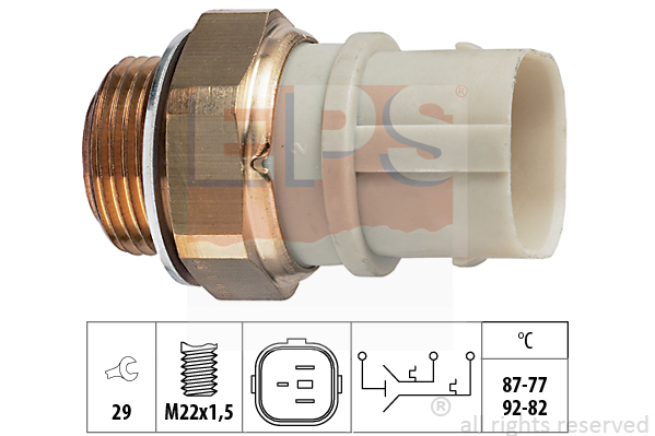 Comutator temperatura, ventilator radiator 1.850.651 EPS