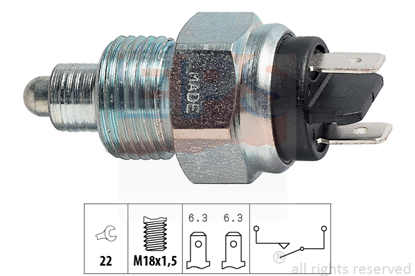 Comutator, lampa marsalier 1.860.133 EPS