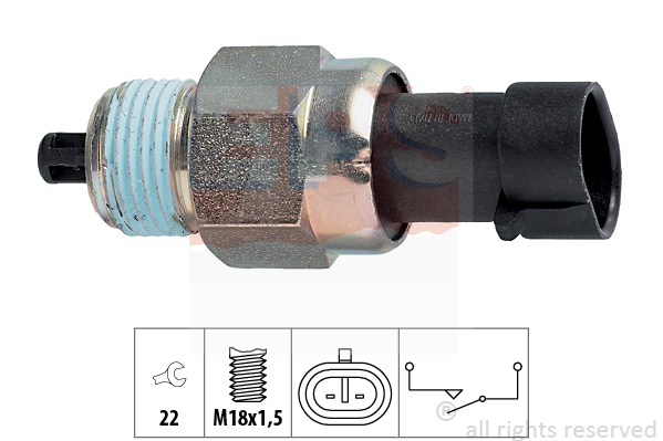 Comutator, lampa marsalier 1.860.142 EPS