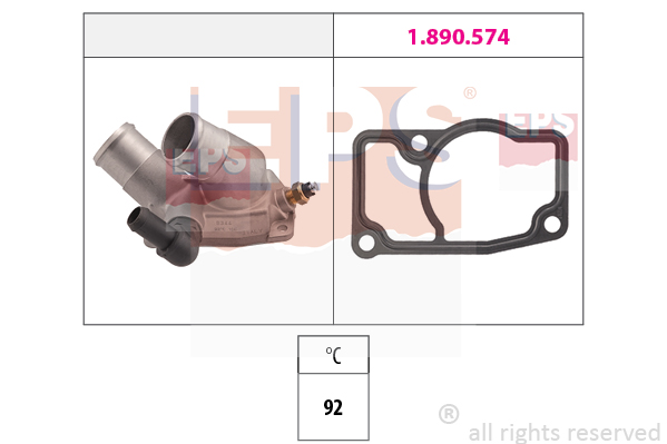 Termostat,lichid racire 1.880.344 EPS