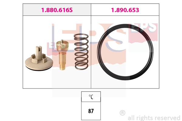 Termostat,lichid racire 1.880.616 EPS