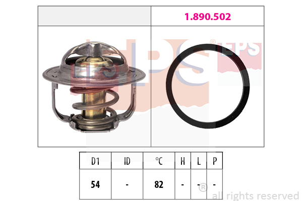 Termostat,lichid racire 1.880.800 EPS