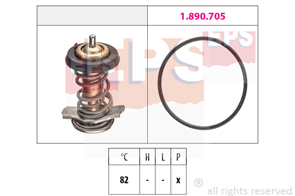 Termostat,lichid racire 1.880.842 EPS