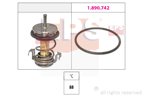 Termostat,lichid racire 1.880.990 EPS